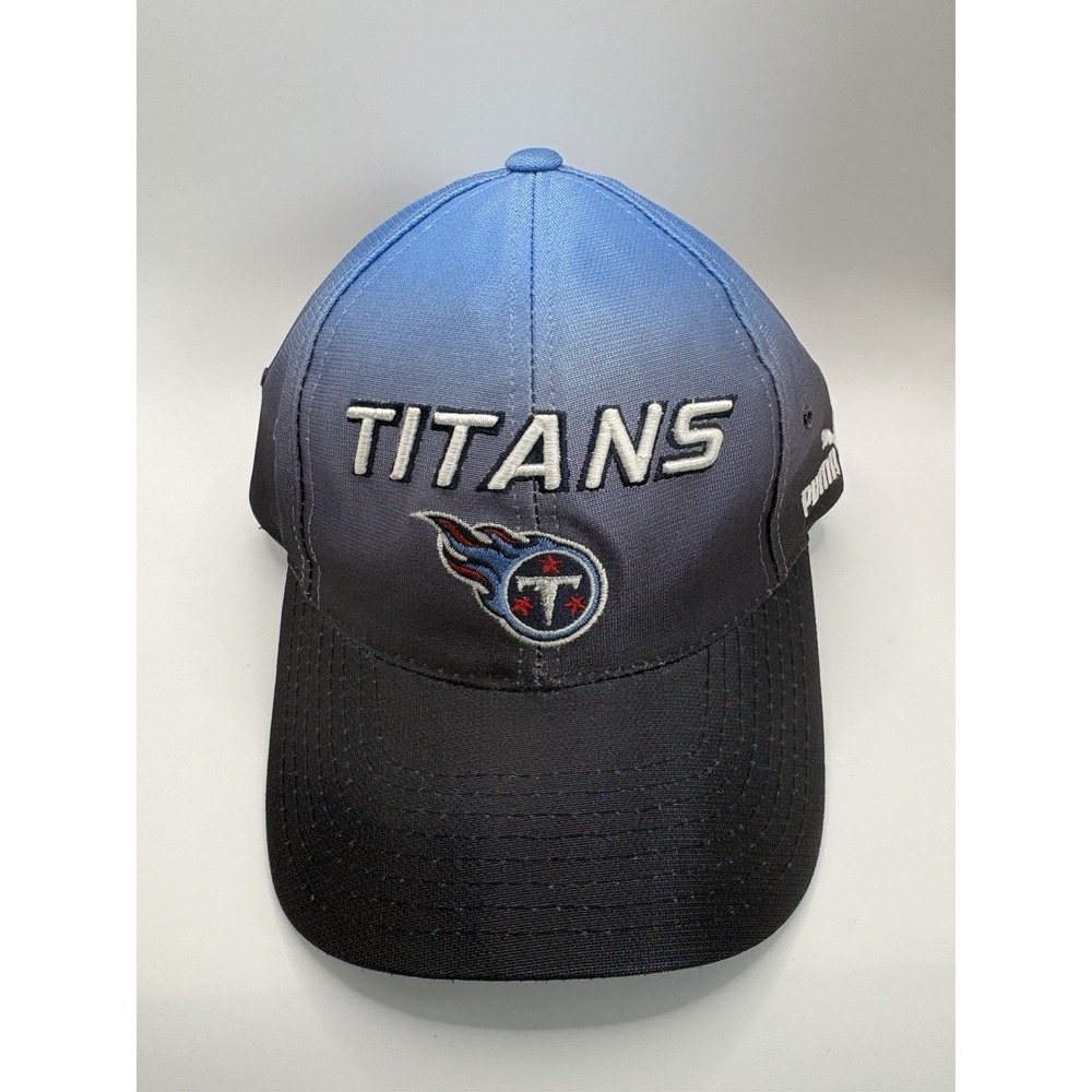Vintage Tennessee Titans Puma Pro Line Color Fade Ombre Strap Back Hat NFL